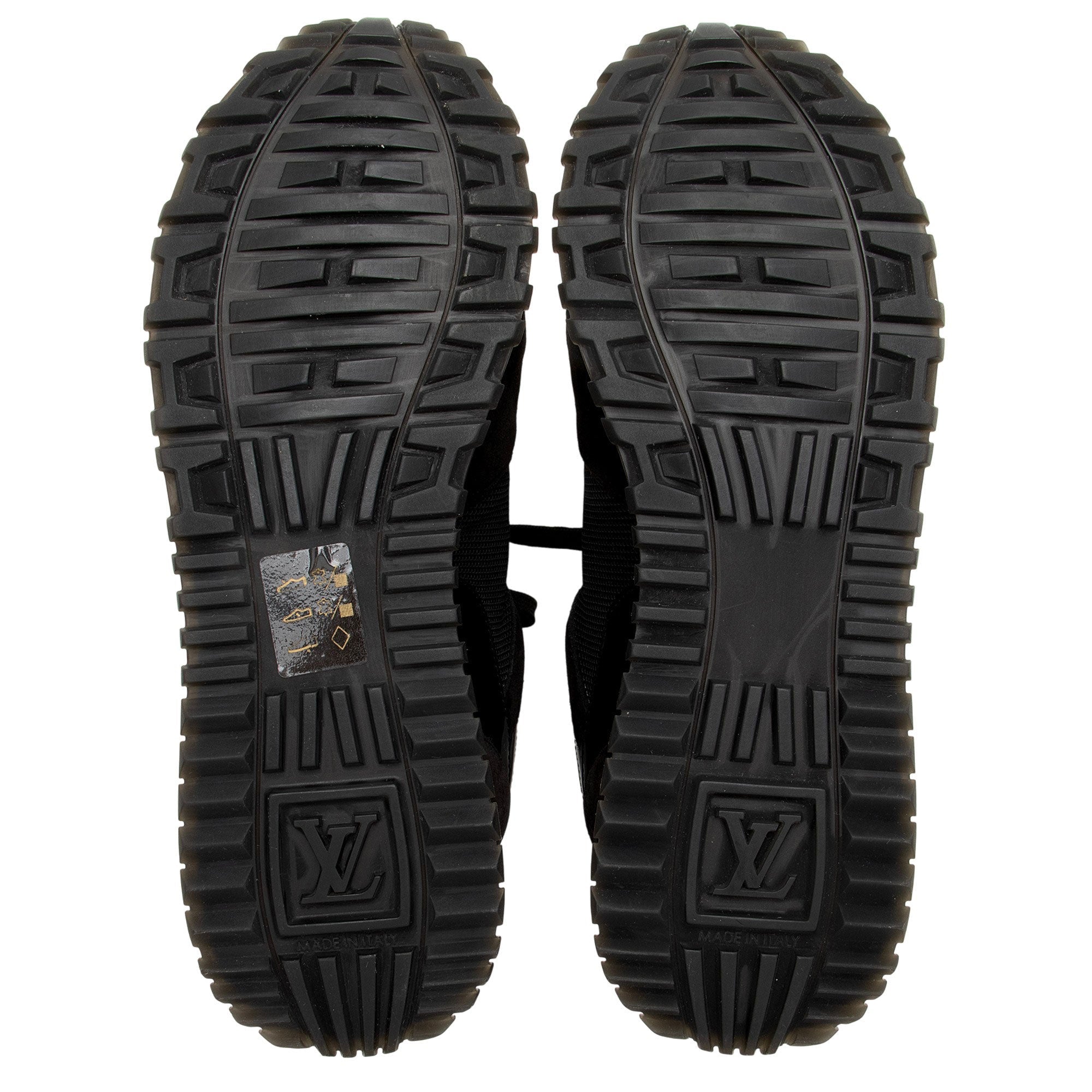 Louis Vuitton Monogram Canvas Suede Run Away Sneakers - Size 7 / 37