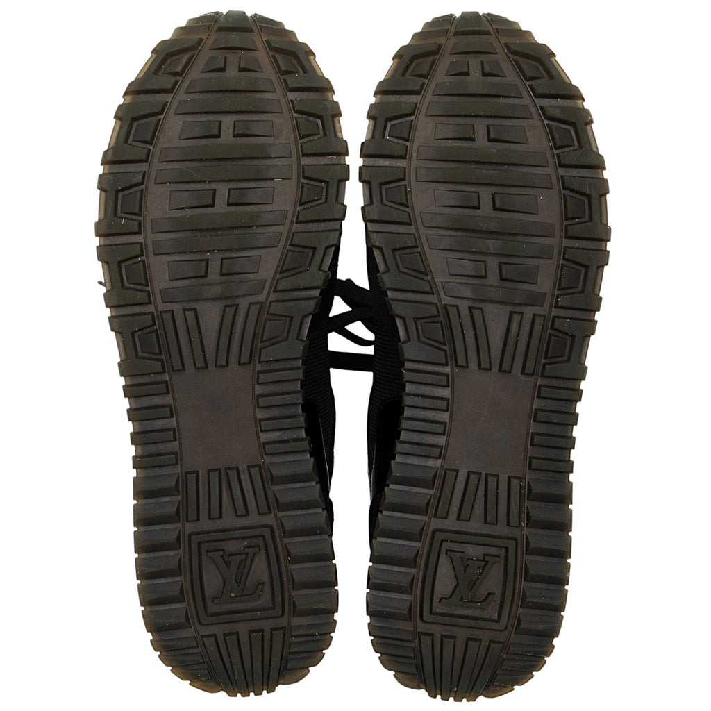 Louis Vuitton Monogram Canvas Suede Run Away Sneakers - Size 9 / 39