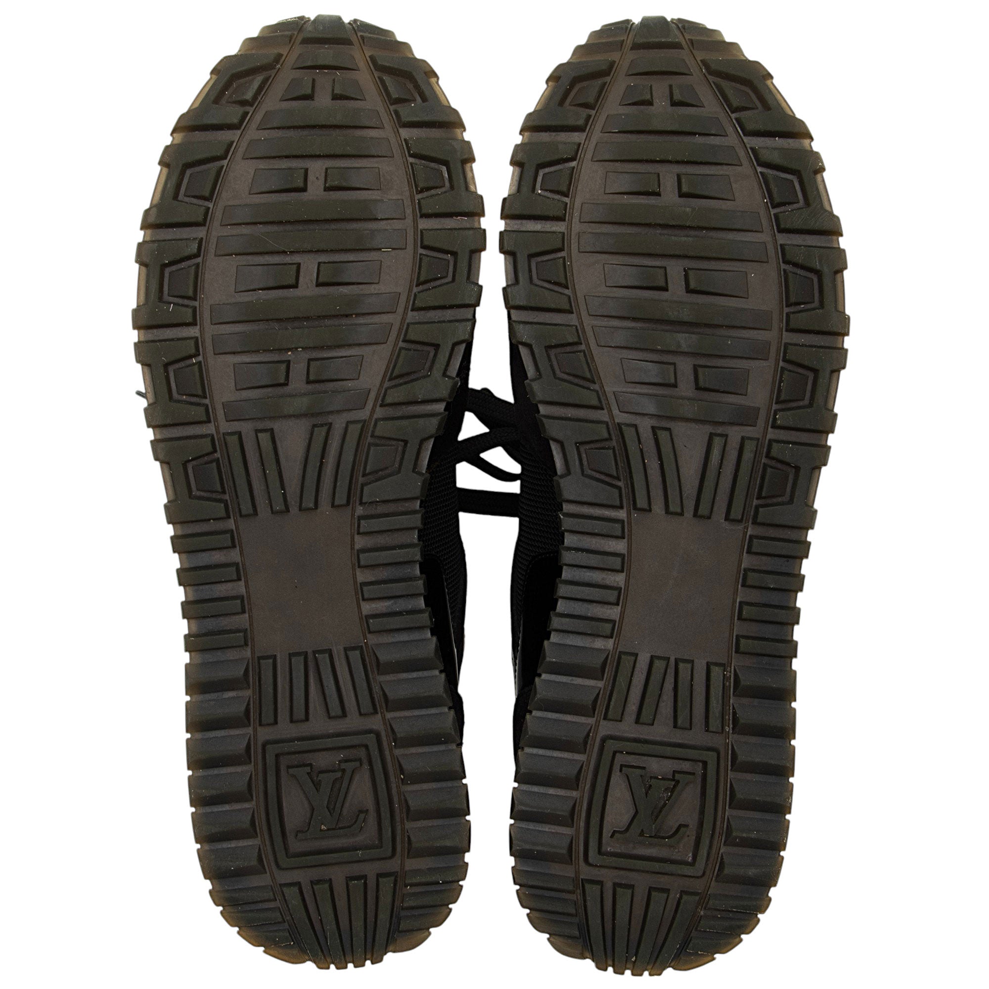 Louis Vuitton Monogram Canvas Suede Run Away Sneakers - Size 9 / 39