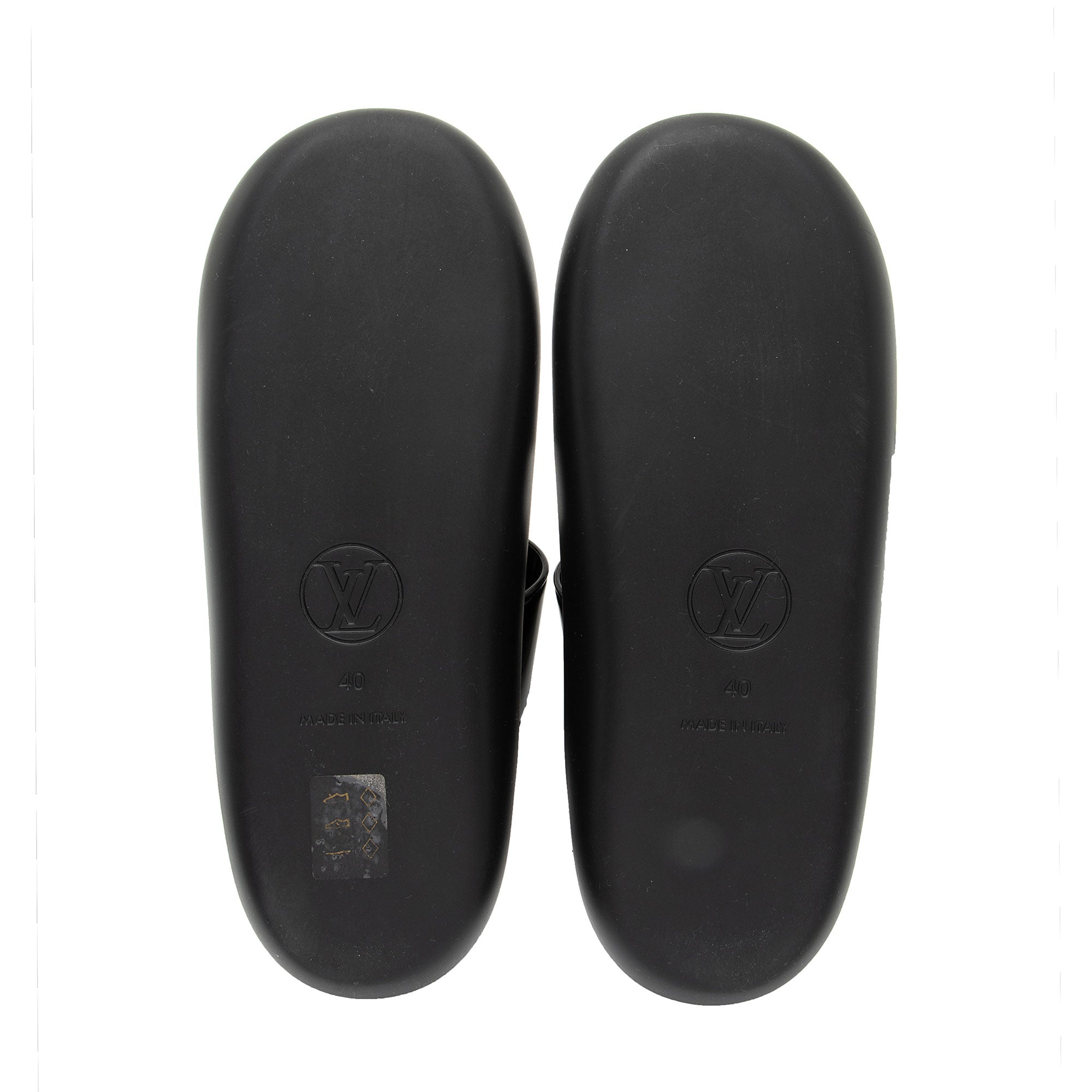 Louis Vuitton Monogram Canvas Sunbath Mule Sandals - Size 10 / 40 (SHF-dk7mat)