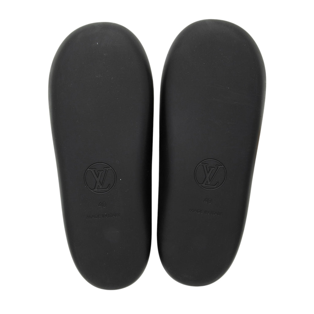 Louis Vuitton Monogram Canvas Sunbath Slide Sandals - Size 10 / 40