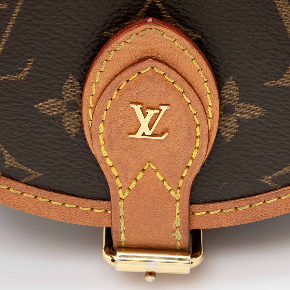Louis Vuitton Monogram Canvas Tambourin Shoulder Bag (SHF-21577)