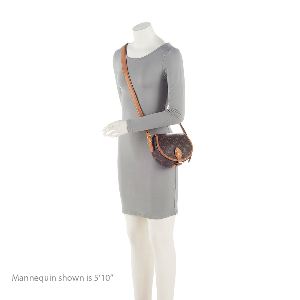 Louis Vuitton Monogram Canvas Tambourin Shoulder Bag (SHF-21577)