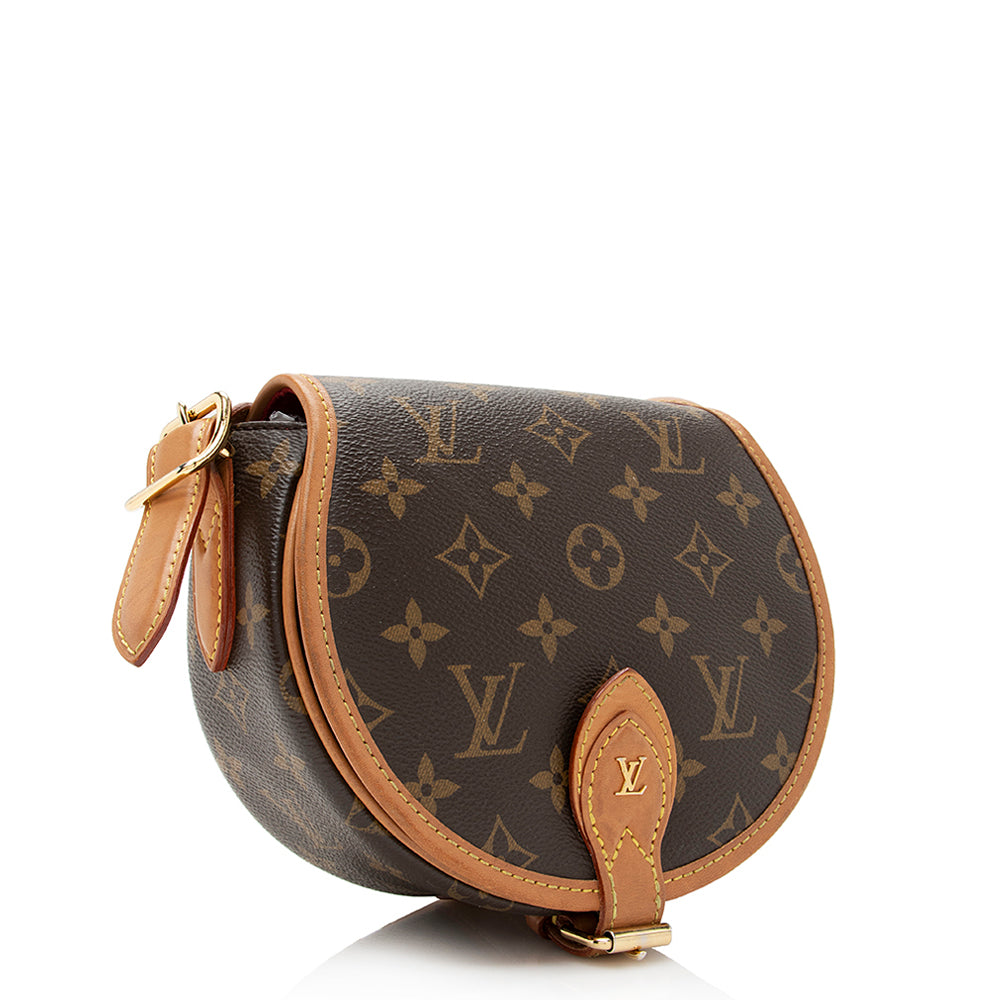 Louis Vuitton Monogram Canvas Tambourin Shoulder Bag (SHF-21577)