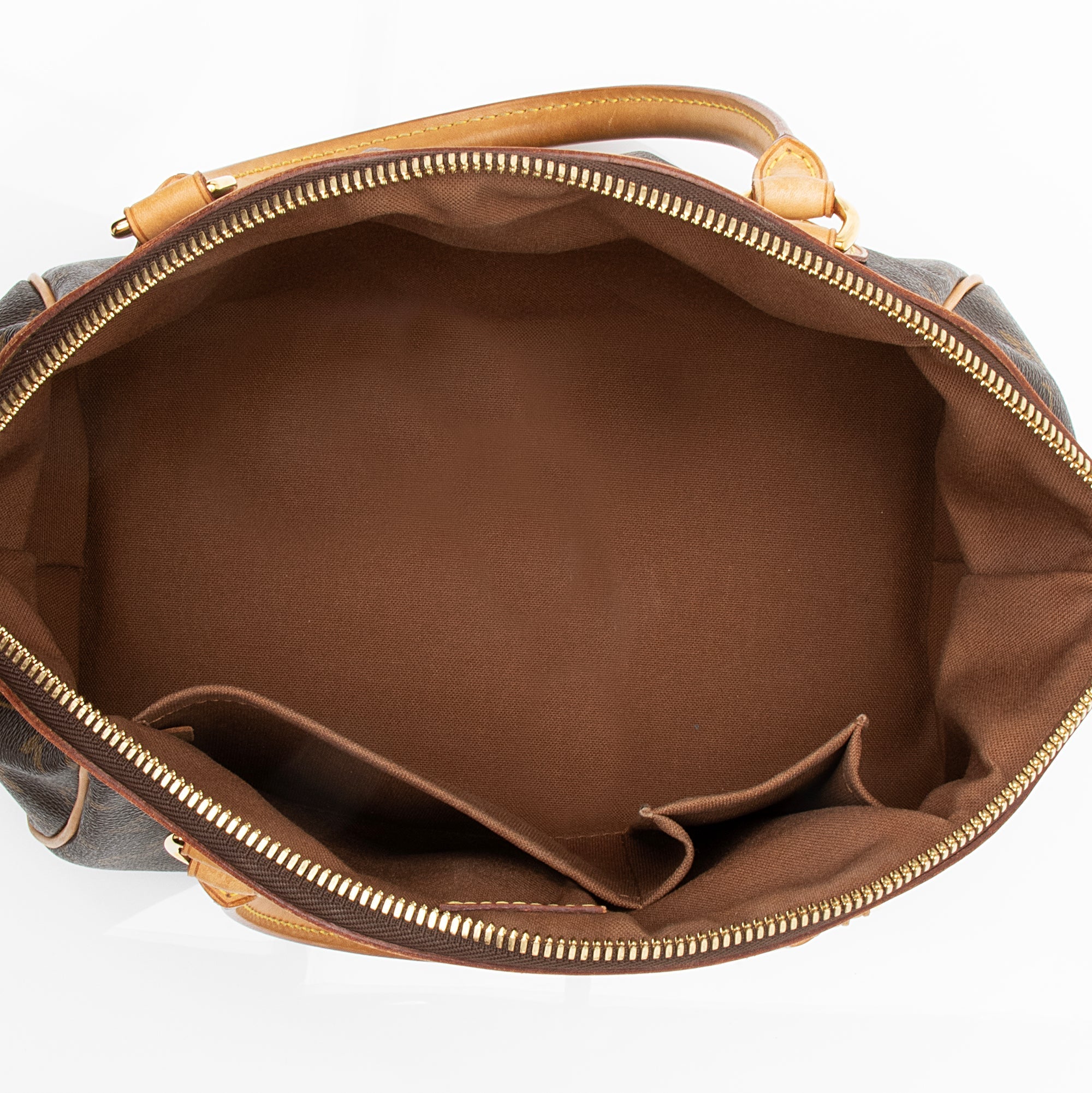 Louis Vuitton Monogram Canvas Tivoli PM Satchel (SHF-23123)
