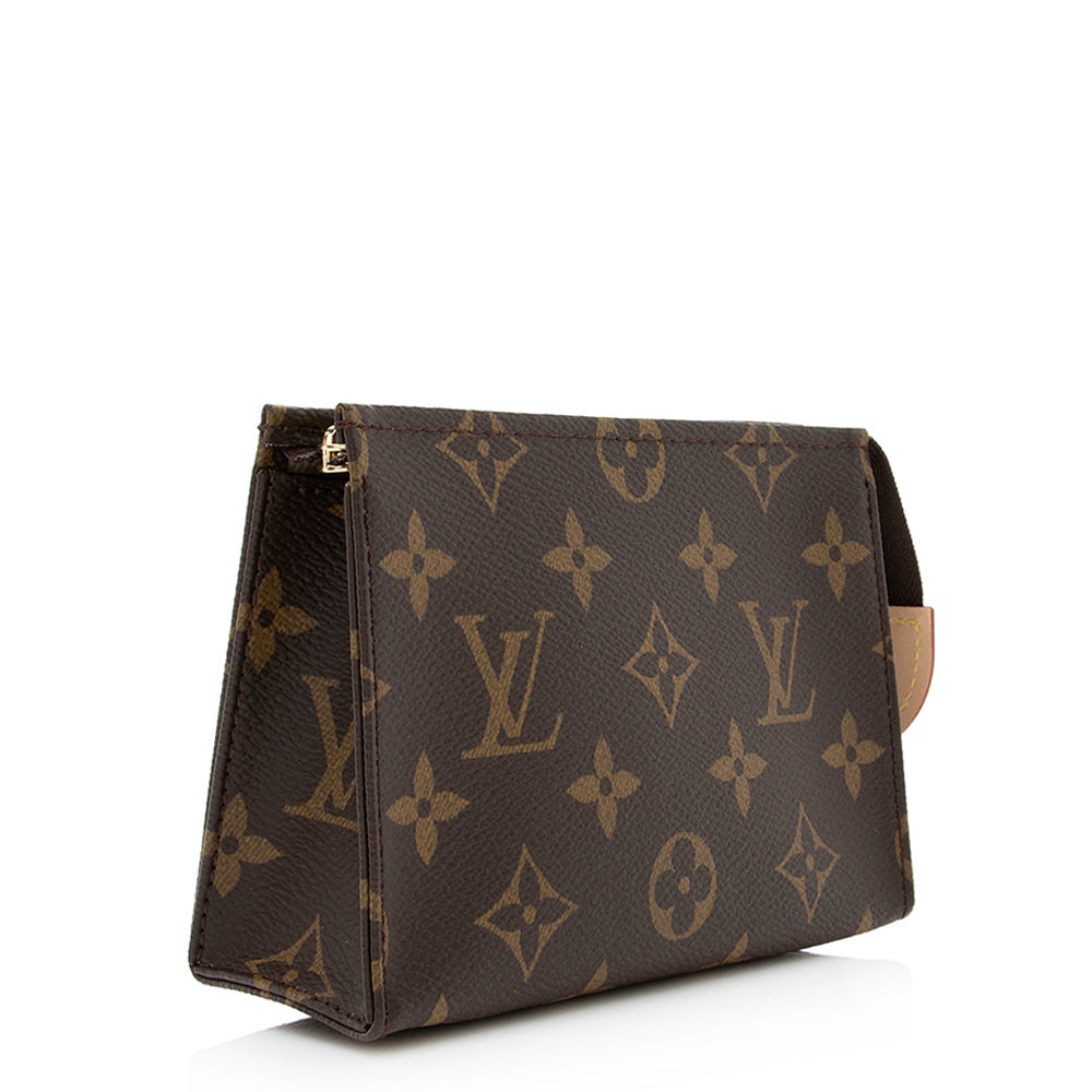 Louis Vuitton Monogram Canvas Toiletry Pouch 15 (SHF-20936)