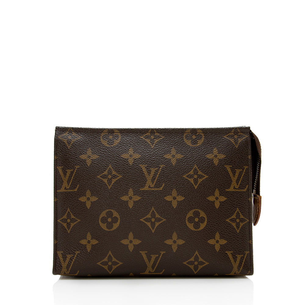 Louis Vuitton Monogram Canvas Toiletry Pouch 19 (SHF-17379)