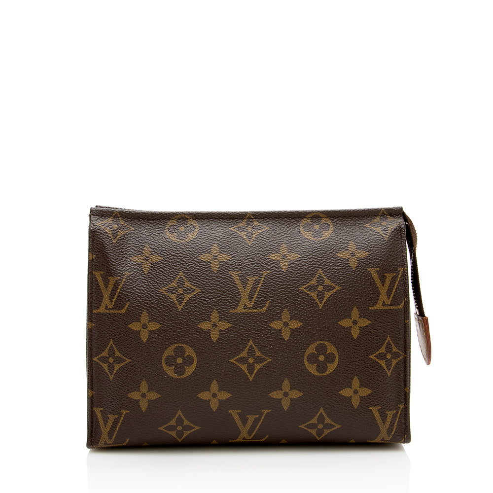 Louis Vuitton Monogram Canvas Toiletry Pouch 19 (SHF-17130)