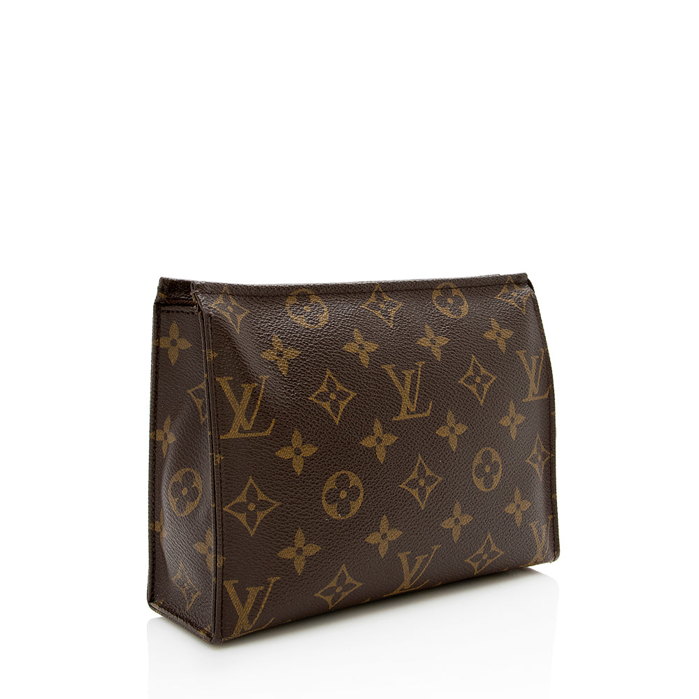Louis Vuitton Monogram Canvas Toiletry Pouch 19 (SHF-17130)