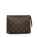 Louis Vuitton Monogram Canvas Toiletry Pouch 19 (SHF-20831)