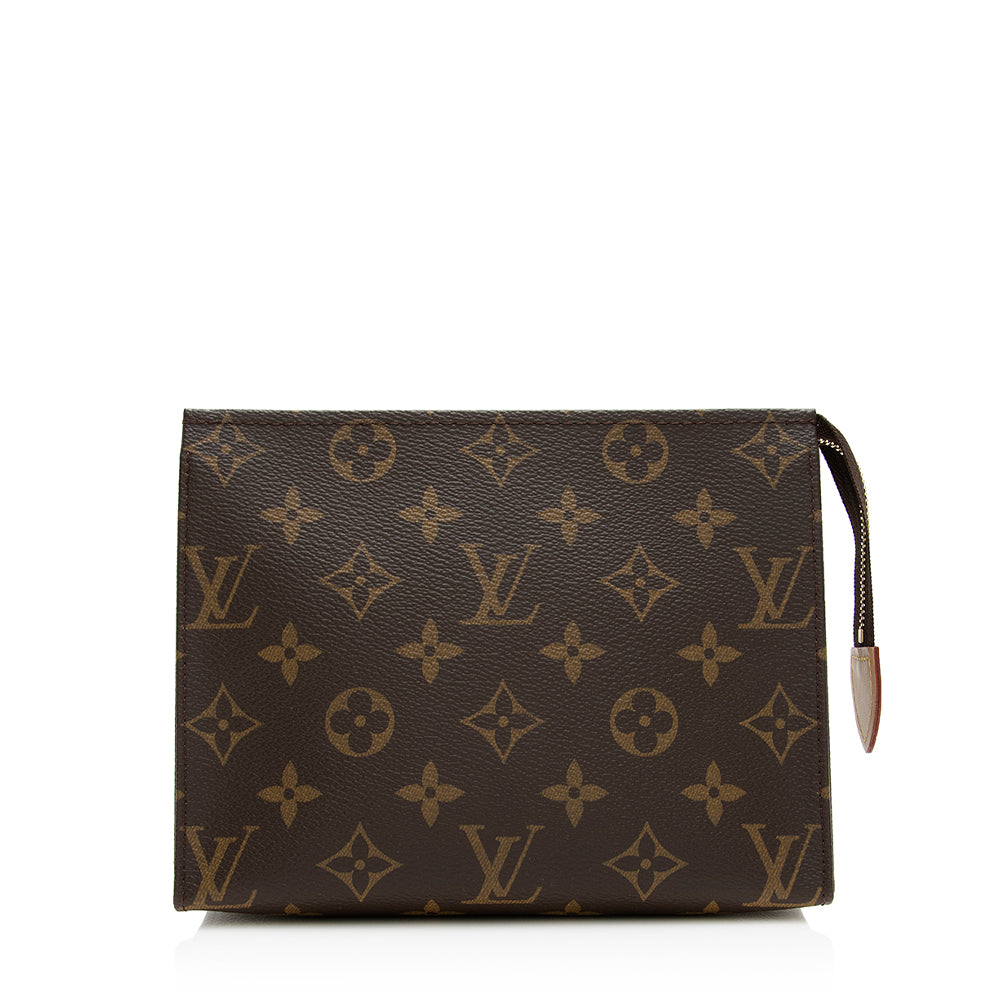 Louis Vuitton Monogram Canvas Toiletry Pouch 19 (SHF-20926)