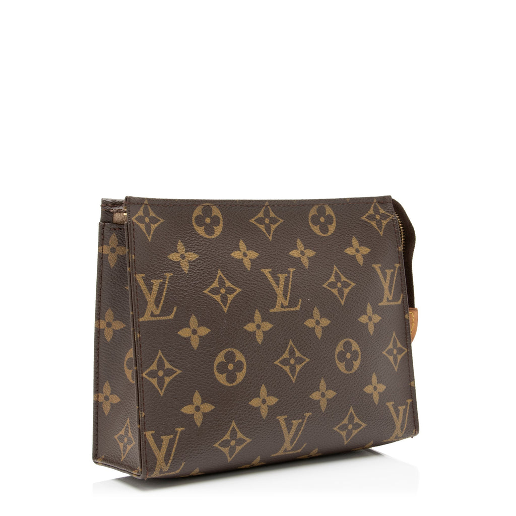 Louis Vuitton Monogram Canvas Toiletry Pouch 19 (SHF-aypwnO)