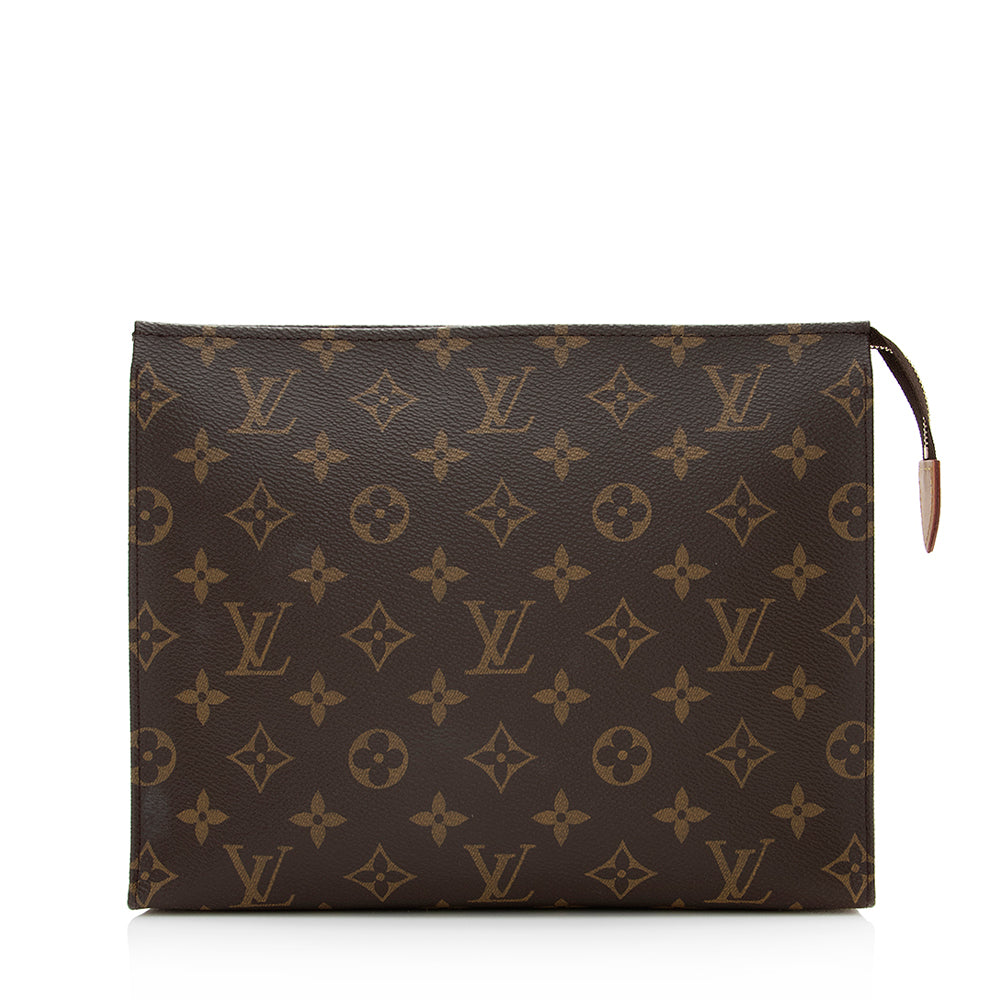 Louis Vuitton Monogram Canvas Toiletry Pouch 26 (SHF-20697)