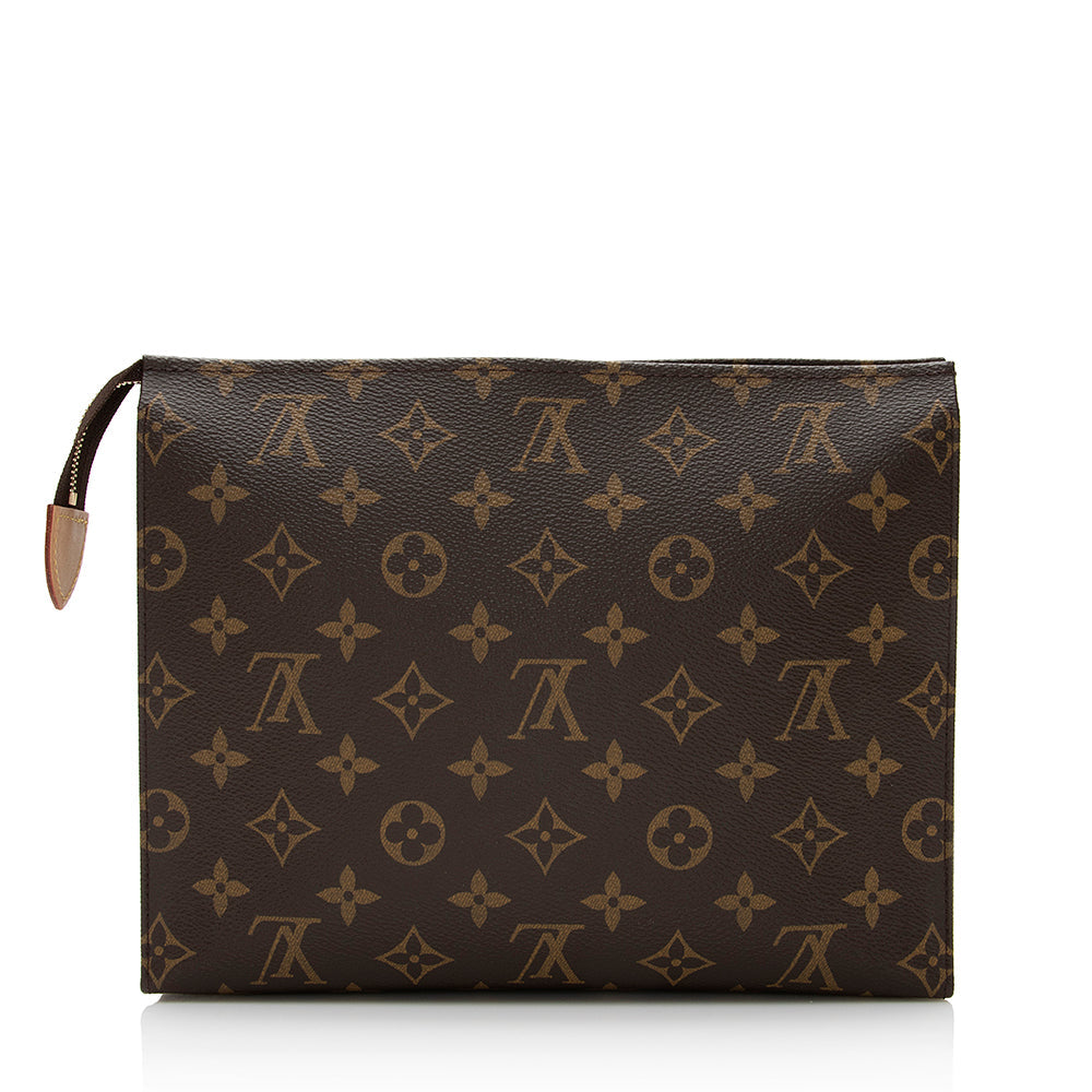Louis Vuitton Monogram Canvas Toiletry Pouch 26 (SHF-21652)