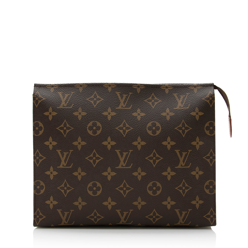 Louis Vuitton Monogram Canvas Toiletry Pouch 26 (SHF-21652)