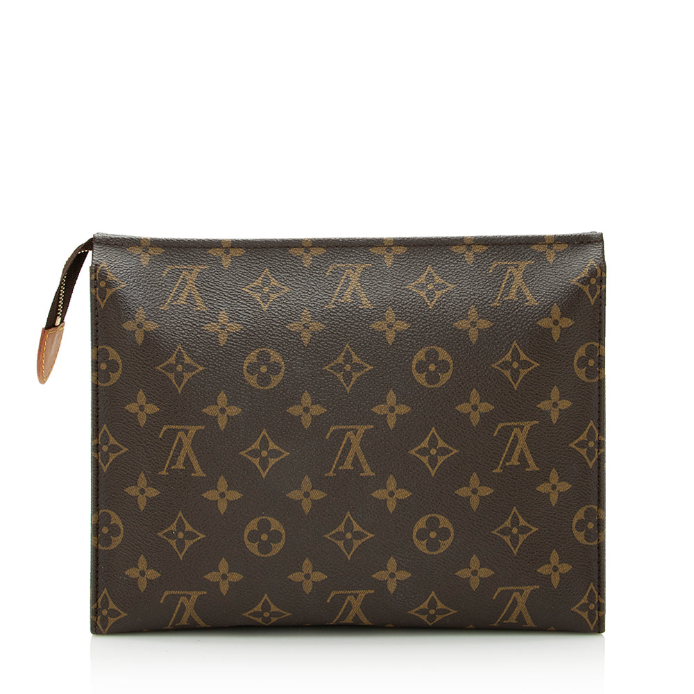 Louis Vuitton Monogram Canvas Toiletry Pouch 26 (SHF-21737)