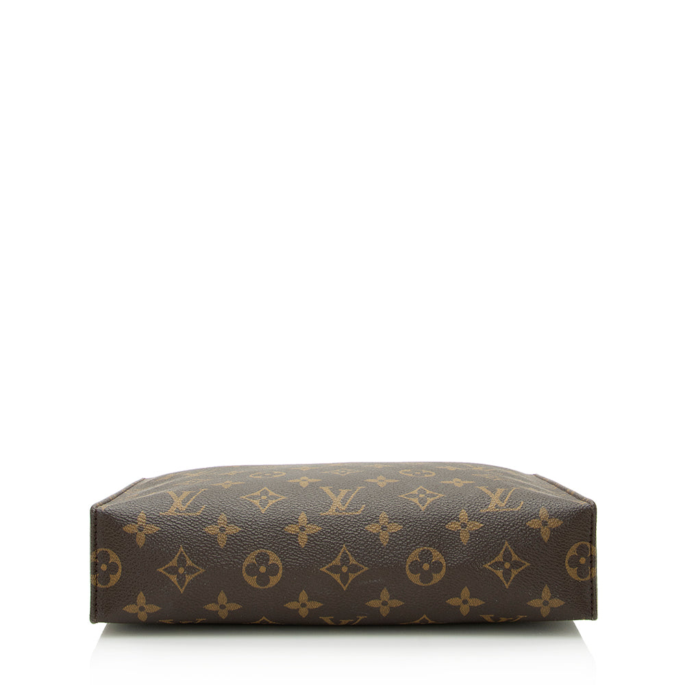 Louis Vuitton Monogram Canvas Toiletry Pouch 26 (SHF-21737)