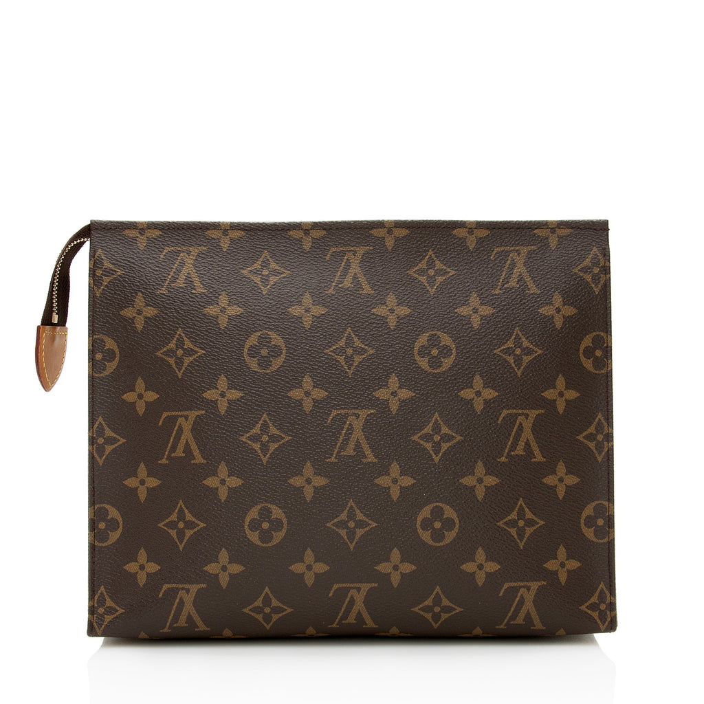 Louis Vuitton Monogram Canvas Toiletry Pouch 26 (SHF-22359)