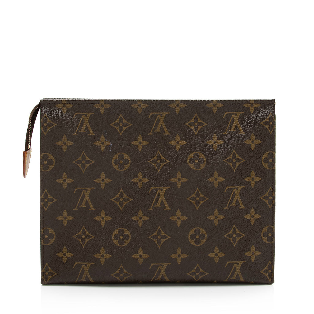 Louis Vuitton Monogram Canvas Toiletry Pouch 26 (SHF-23146)
