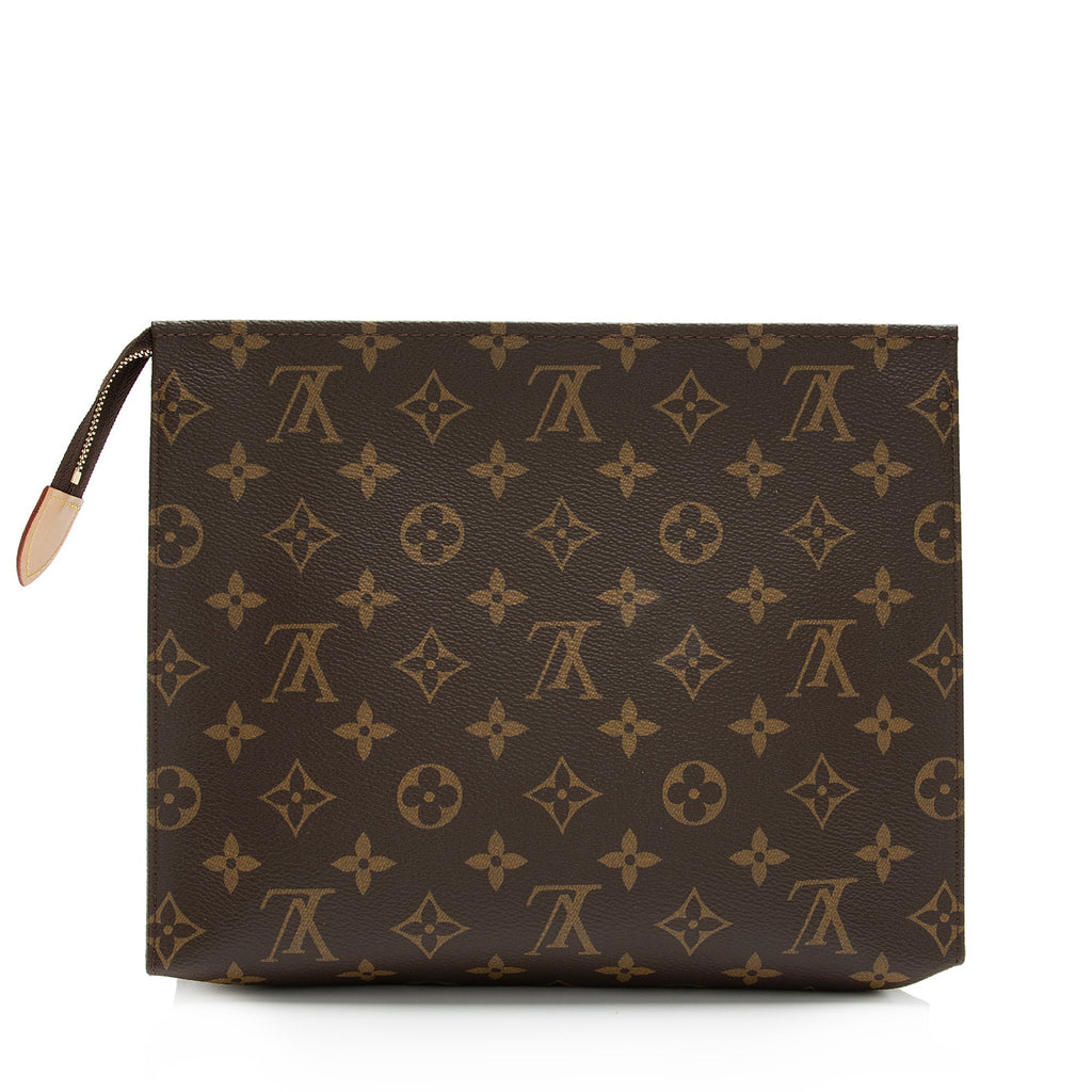 Louis Vuitton Monogram Canvas Toiletry Pouch 26 (SHF-23149)