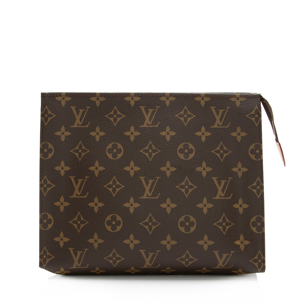 Louis Vuitton Monogram Canvas Toiletry Pouch 26 (SHF-23149)
