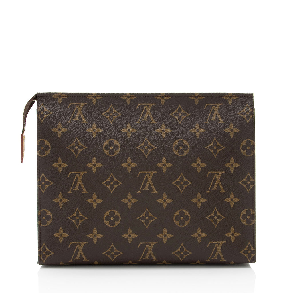 Louis Vuitton Monogram Canvas Toiletry Pouch 26 (SHF-cPJ3G6)