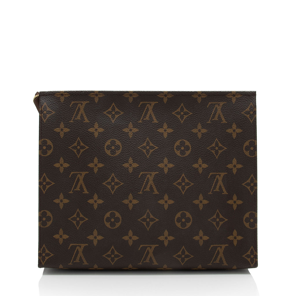 Louis Vuitton Monogram Canvas Toiletry Pouch 26 (SHF-6aemvU)