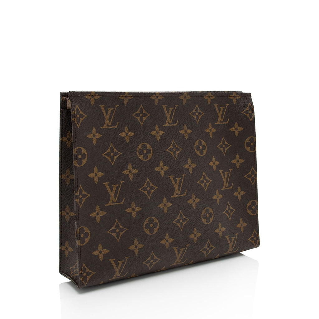 Louis Vuitton Monogram Canvas Toiletry Pouch 26 (SHF-6aemvU)