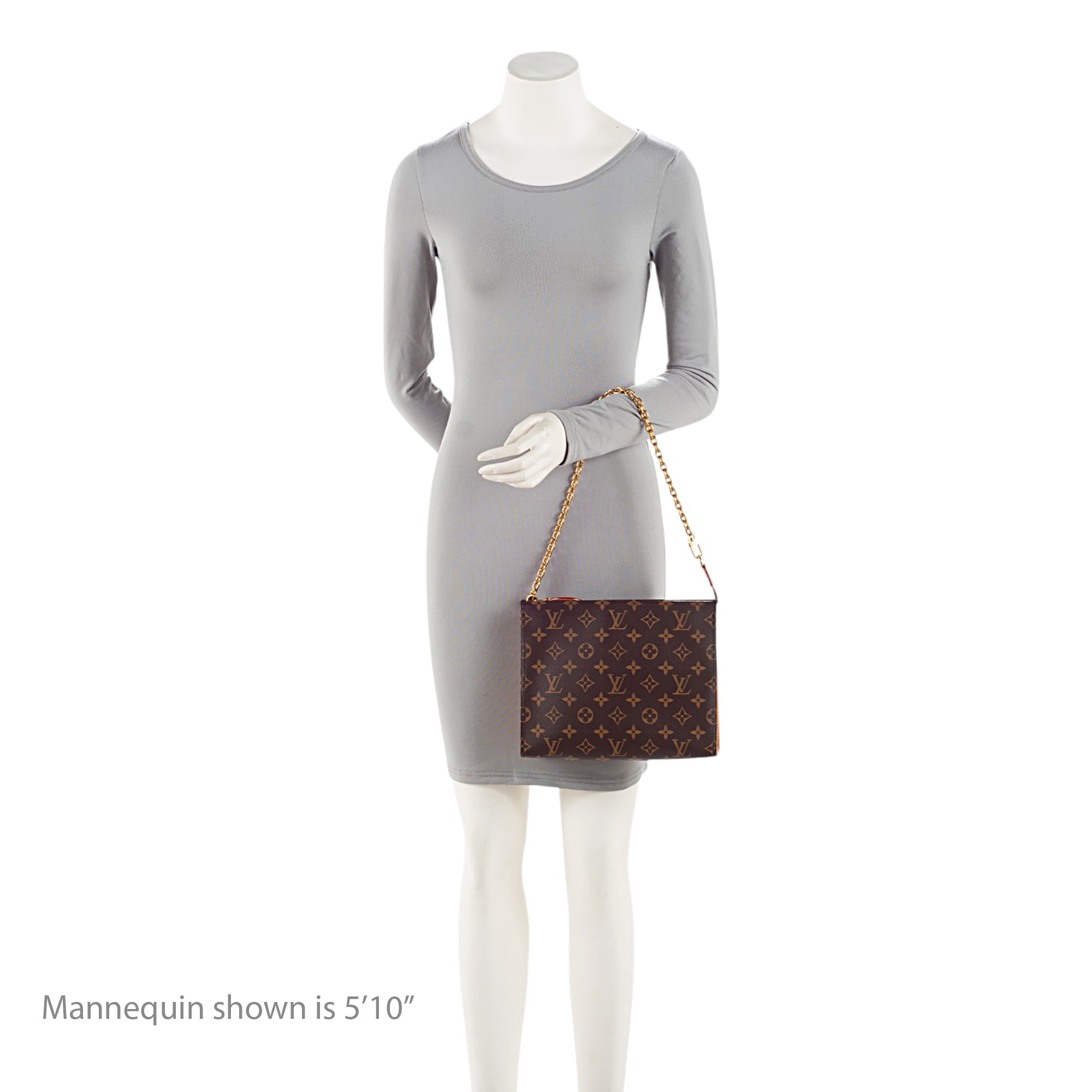 Louis Vuitton Monogram Canvas Toiletry Pouch on Chain (SHF-2elCGy)