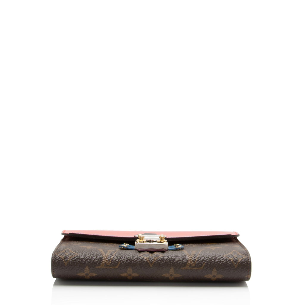Louis Vuitton Monogram Canvas Totem Chain Wallet (SHF-w9WsuG)