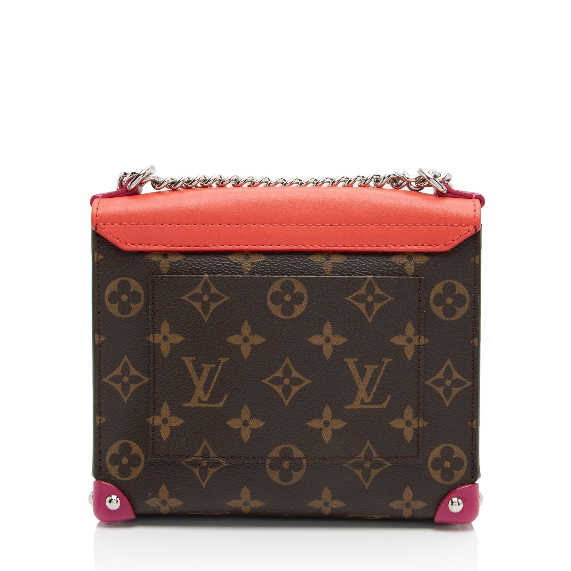 Louis Vuitton Monogram Canvas Totem Mask PM Pochette Bag (SHF-Ys9ktz)