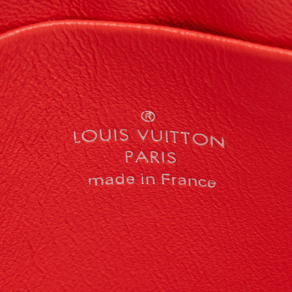 Louis Vuitton Monogram Canvas Totem Mask PM Pochette Bag (SHF-Ys9ktz)
