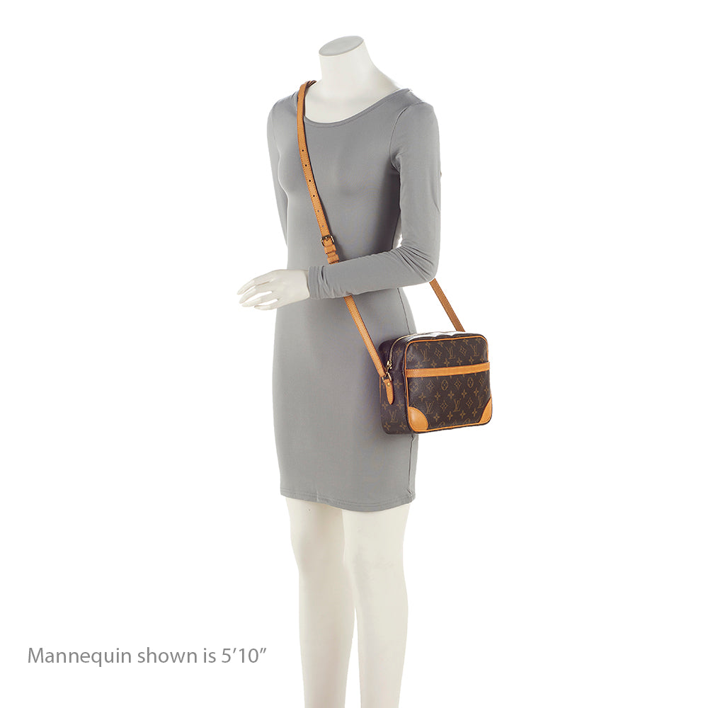 Louis Vuitton Monogram Canvas Trocadero 27 Shoulder Bag (SHF-21633)