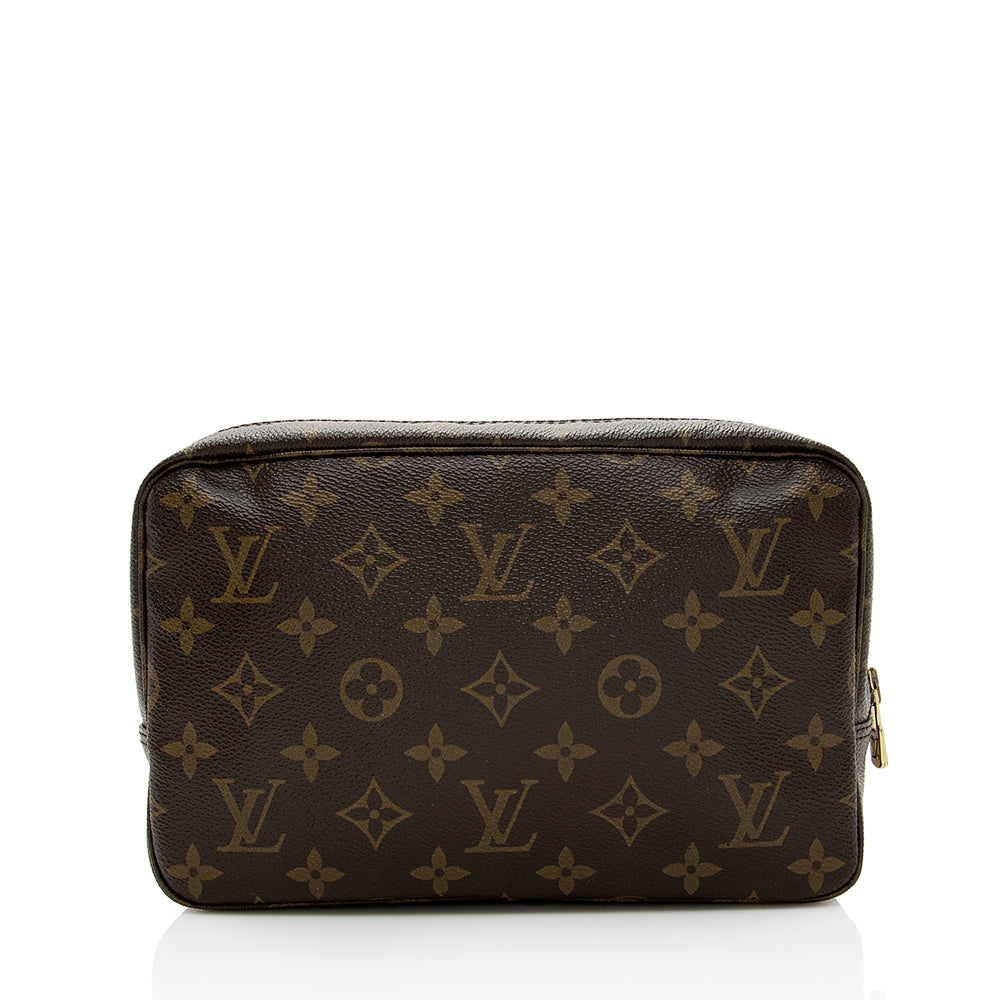 Louis Vuitton  Monogram Canvas Trousse Toiletry Pouch 23 (SHF-18546)