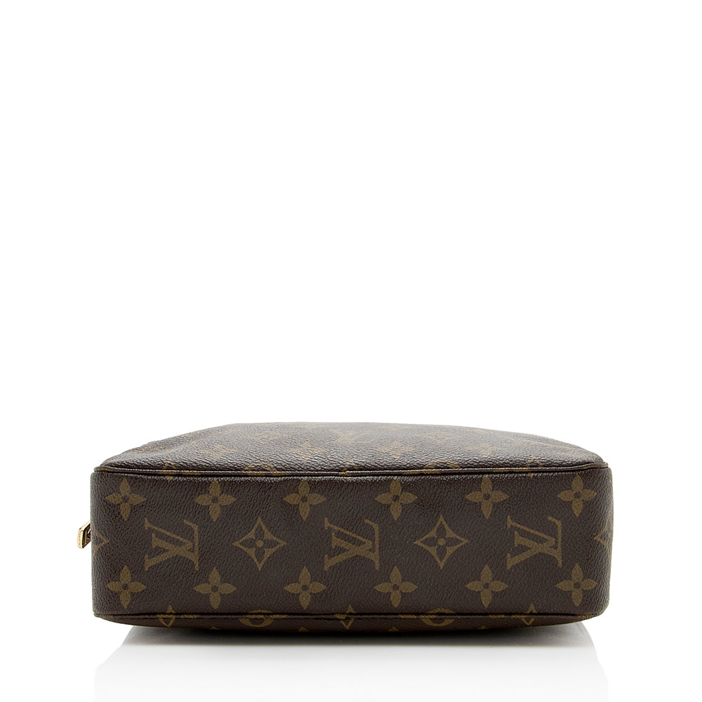 Louis Vuitton  Monogram Canvas Trousse Toiletry Pouch 23 (SHF-18546)