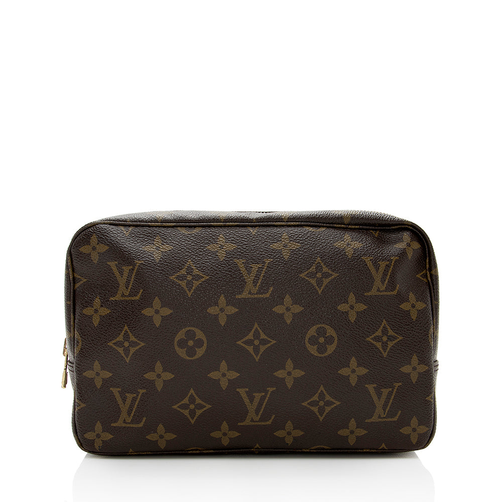 Louis Vuitton  Monogram Canvas Trousse Toiletry Pouch 23 (SHF-18546)
