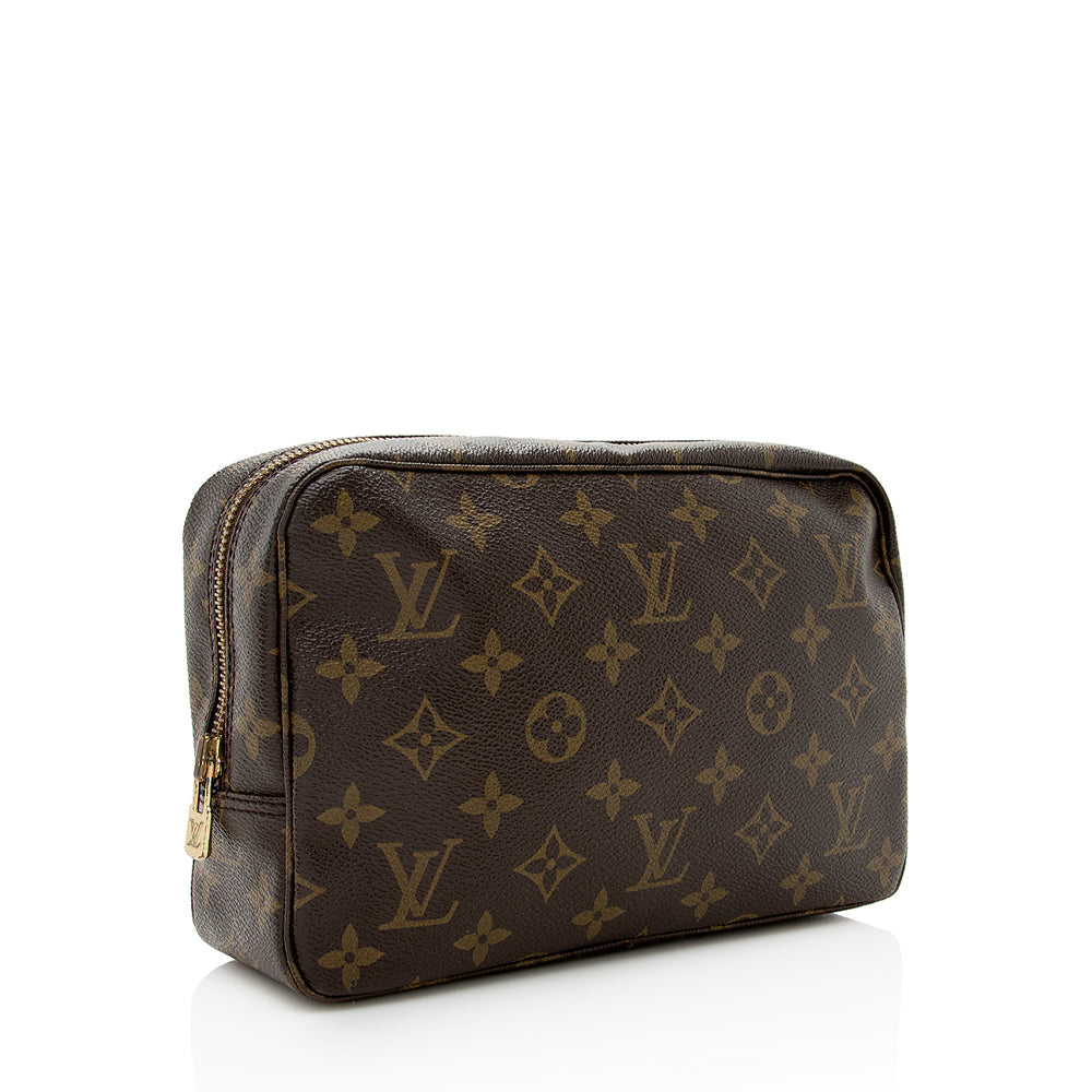 Louis Vuitton  Monogram Canvas Trousse Toiletry Pouch 23 (SHF-18546)