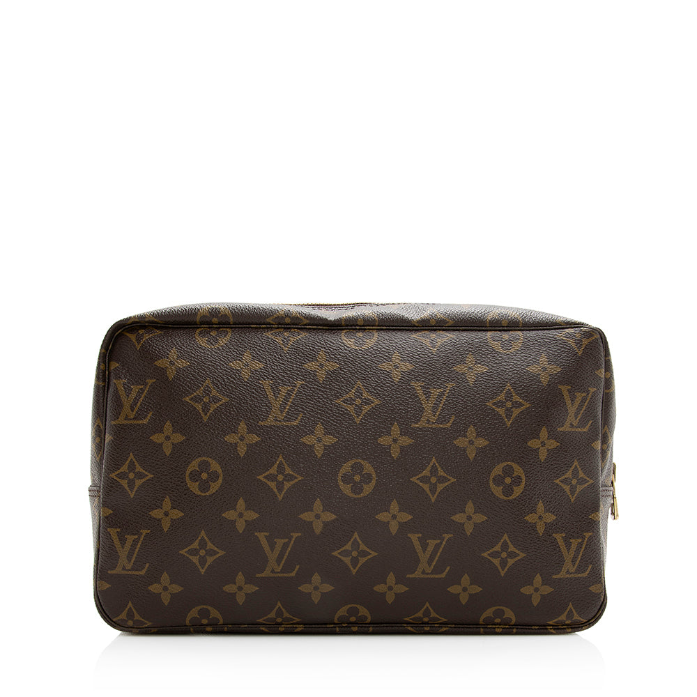 Louis Vuitton  Monogram Canvas Trousse Toiletry Pouch 28 (SHF-20353)