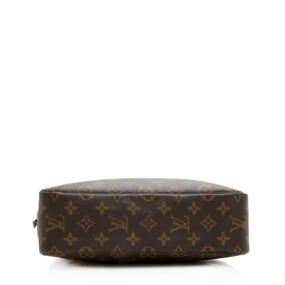 Louis Vuitton  Monogram Canvas Trousse Toiletry Pouch 28 (SHF-20353)