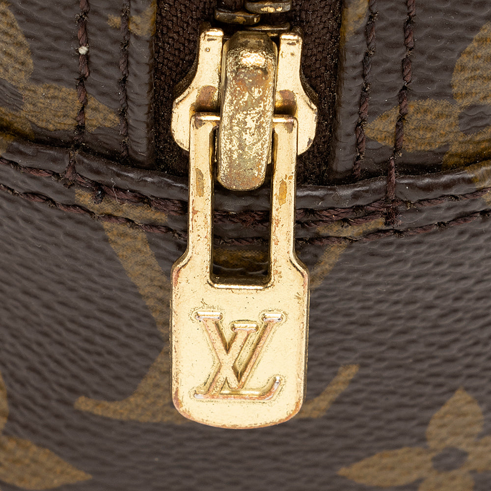 Louis Vuitton  Monogram Canvas Trousse Toiletry Pouch 28 (SHF-20353)