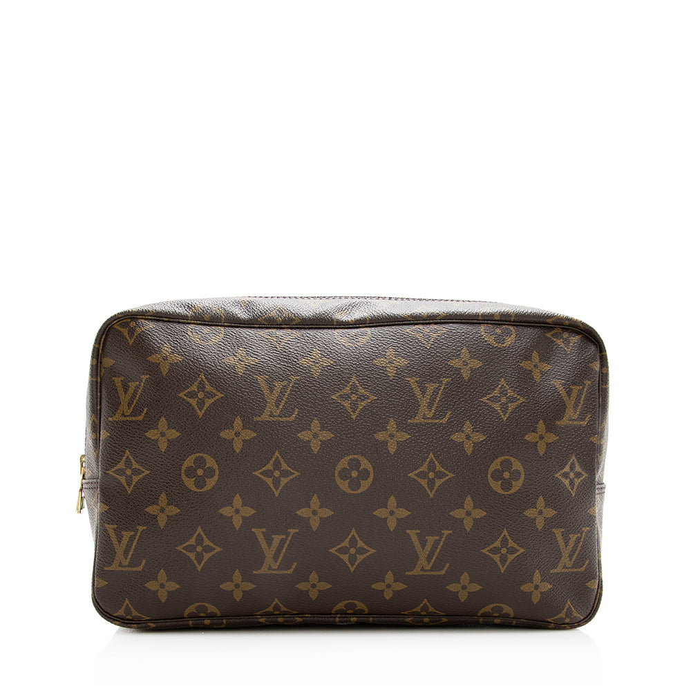 Louis Vuitton  Monogram Canvas Trousse Toiletry Pouch 28 (SHF-20353)