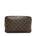 Louis Vuitton  Monogram Canvas Trousse Toiletry Pouch 28 (SHF-20353)