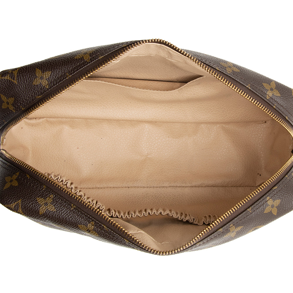 Louis Vuitton  Monogram Canvas Trousse Toiletry Pouch 28 (SHF-20353)