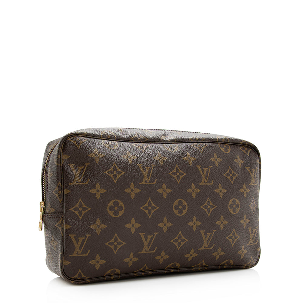 Louis Vuitton  Monogram Canvas Trousse Toiletry Pouch 28 (SHF-20353)