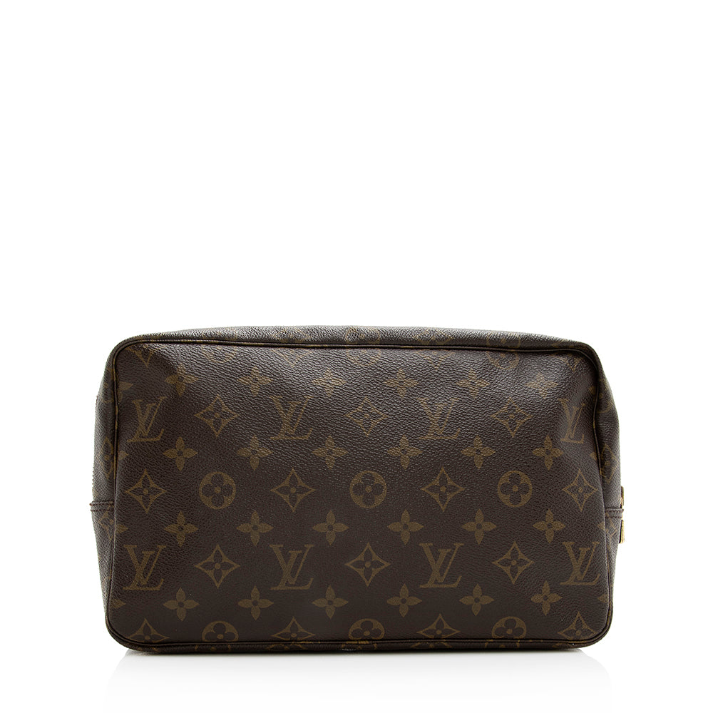 Louis Vuitton  Monogram Canvas Trousse Toiletry Pouch 28 (SHF-20356)