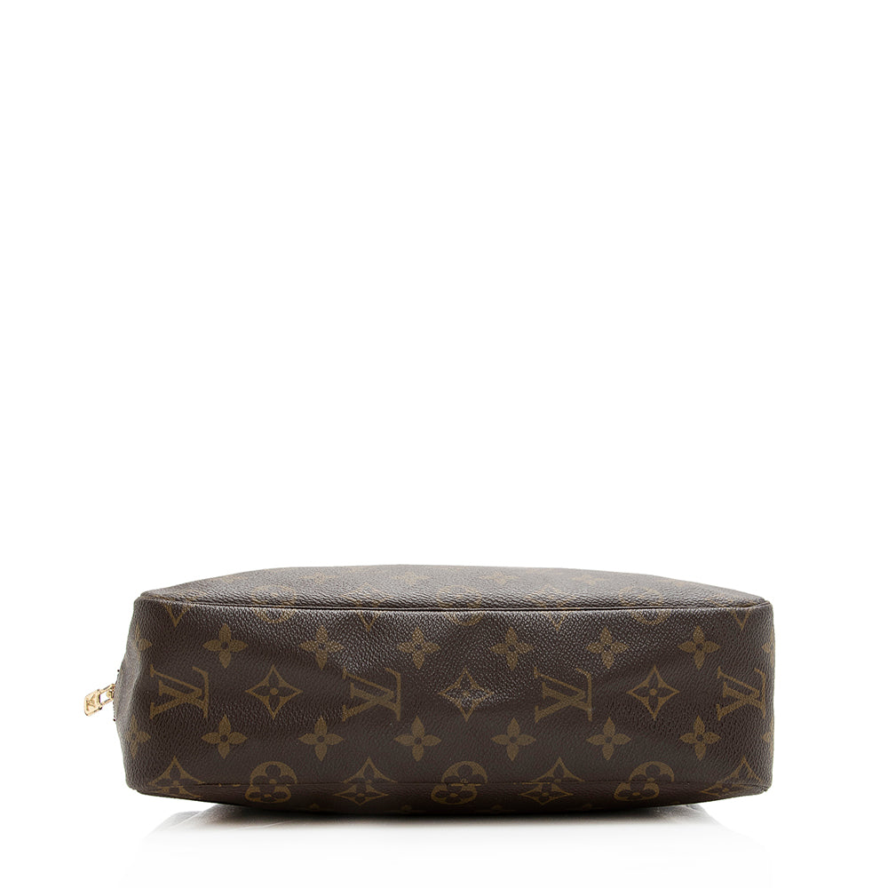 Louis Vuitton  Monogram Canvas Trousse Toiletry Pouch 28 (SHF-20356)