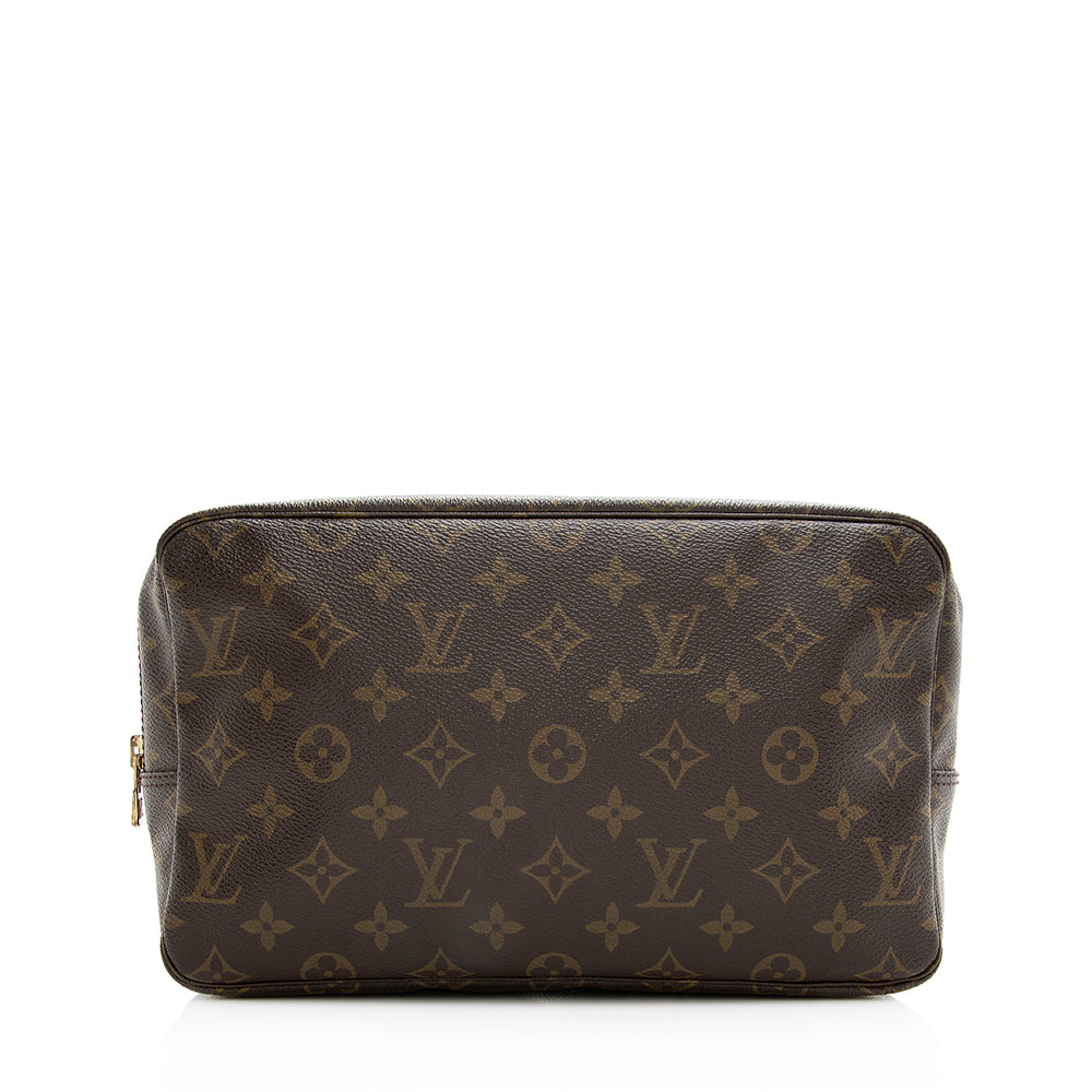 Louis Vuitton  Monogram Canvas Trousse Toiletry Pouch 28 (SHF-20356)