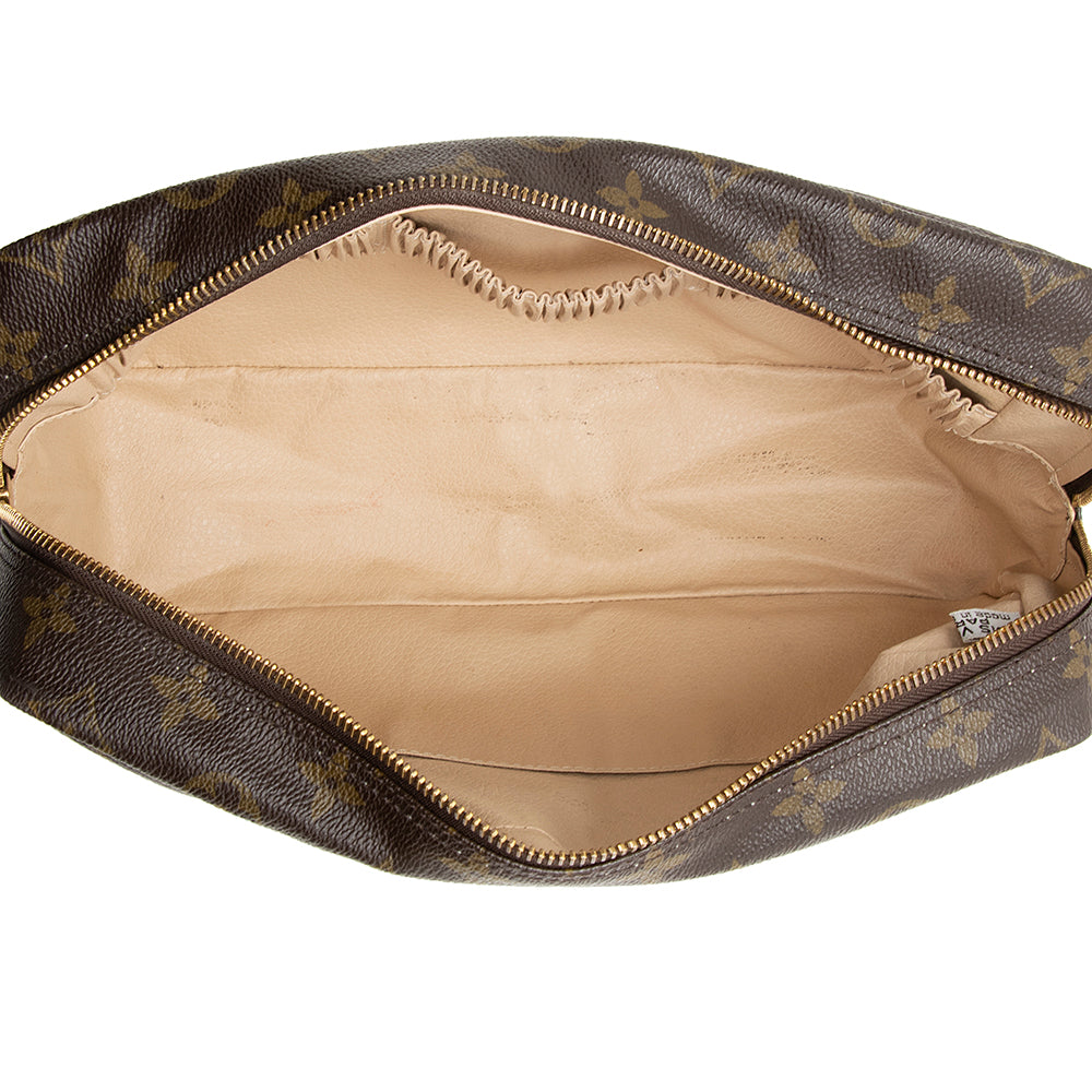 Louis Vuitton  Monogram Canvas Trousse Toiletry Pouch 28 (SHF-20356)