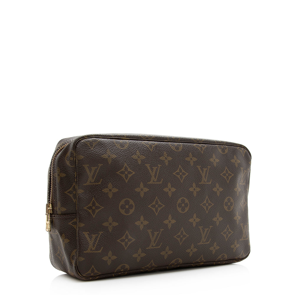 Louis Vuitton  Monogram Canvas Trousse Toiletry Pouch 28 (SHF-20356)