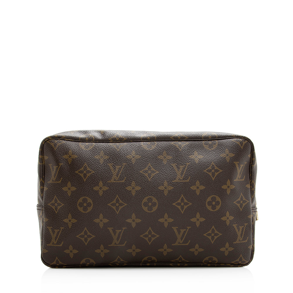 Louis Vuitton  Monogram Canvas Trousse Toiletry Pouch 28 (SHF-20357)
